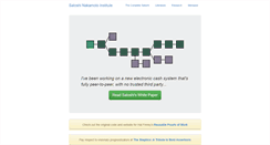 Desktop Screenshot of nakamotoinstitute.org